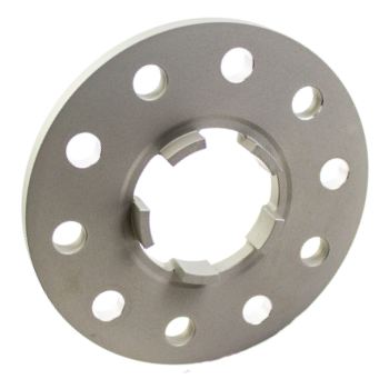 Distanzscheibe ALU 5mm von SCC in Silber eloxiert - 12687E