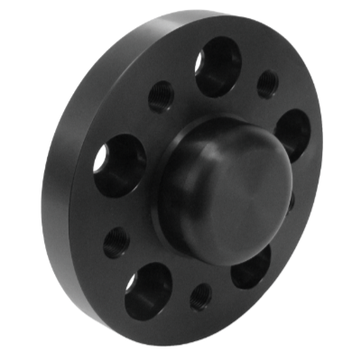 Distanzscheibe ALU 20mm von SCC in Schwarz eloxiert - 13250W