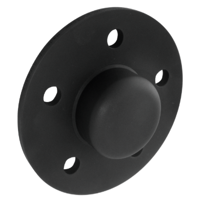 Distanzscheibe ALU 12mm von SCC in Schwarz eloxiert - 12367W