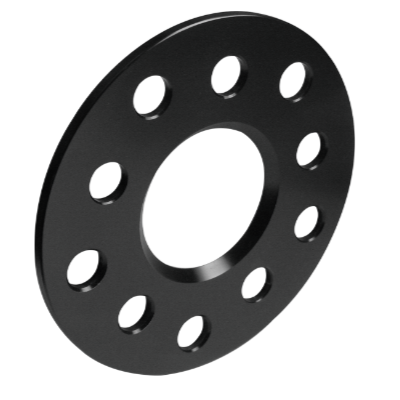 Distanzscheibe ALU 18mm von SCC in Schwarz eloxiert - 10137W